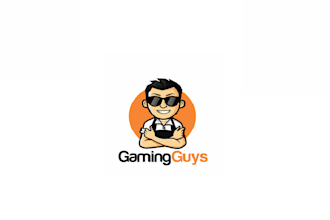 design popular classy gaming guys logo