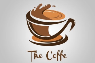 make a unique coffee shop logo design