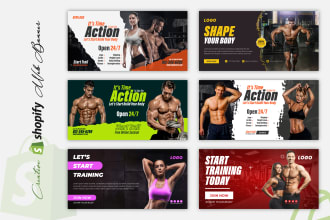 design shopify store banner shopify advertising banner hero image website header