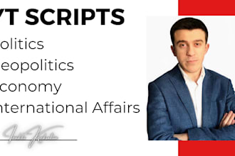 write perfect youtube scripts on geopolitics
