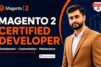 be your certified magento 2 and adobe commerce developer
