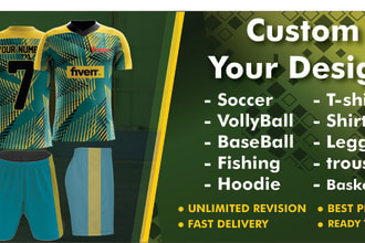 design sublimation or jersey, tshirt, soccer, shirts, esport