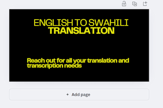 teach swahili, transcribe and translate english to swahili