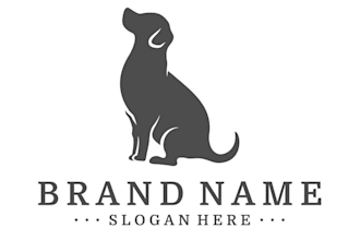 do make an modern dog logo