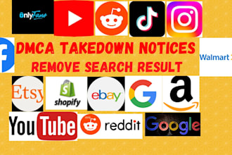 remove pirated,defaming content youtube, reddit,facebook,tiktokgoogle under dmca