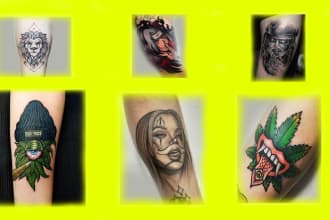 design amazing tattoo for you