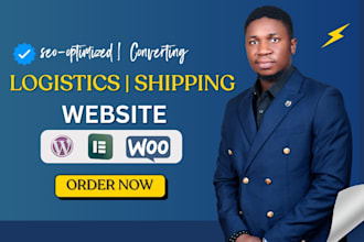 design logistics website, shipping website with wpcargo
