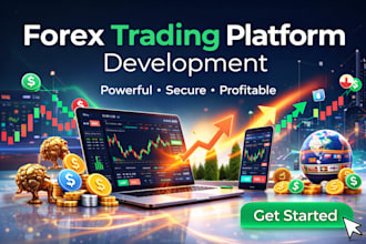develop forex trading app with CRM, forex web, crypto trading