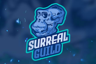 create professional games recreational logo with copyright