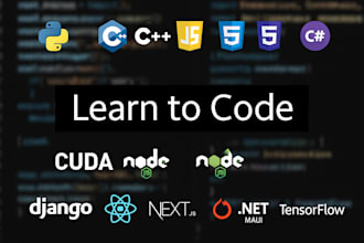 tutor expert coding in react django nodejs react native aspnet unity cuda pytorc