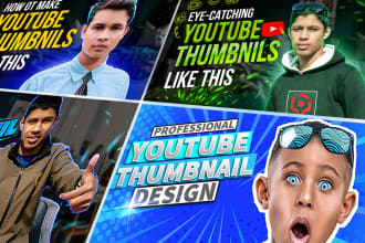 design a clickbait youtube thumbnail
