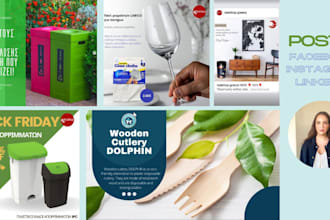 create facebook, instagram or linkedin posts