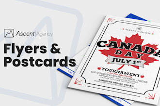 design a flyer or postcard for your business or event