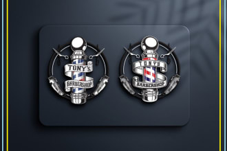 design awesome beautiful barber shop logo in 24 hours