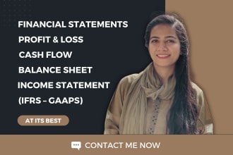 prepare financial statements, profit and loss, income statement
