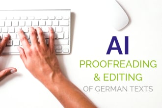 proofread and correct your german ai generated content
