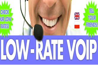 provide a voip credit for calling in very cheap rates