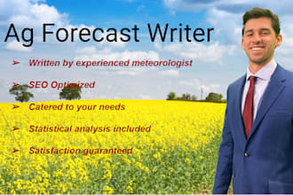 create a seasonal forecast for your gardening blog