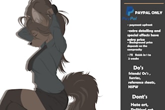 make furry sfw or nsfw illustrations