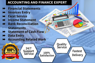 prepare balance sheet, income statement,profit and loss,cash flow