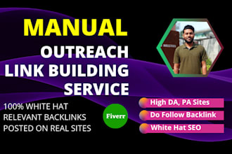 do SEO backlinks with blogger outreach for high quality link building