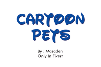 draw your pet to cartoonish style illustration