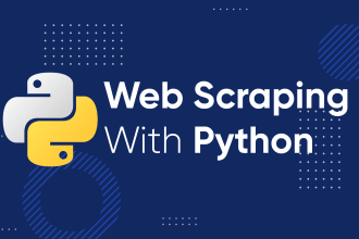 do web scrapping using python or dotnet for you