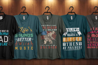 creative typography merch, amazing t shirt design for you