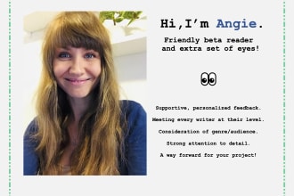 read your manuscript and offer insightful feedback