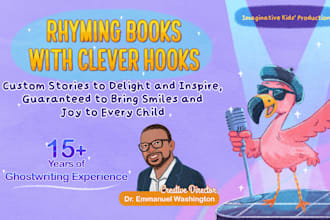 ghostwrite you an exceptional childrens rhyming storybook
