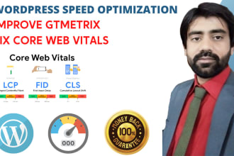 improve gtmetrix page speed score and fix core web vitals lcp fid cls
