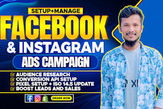be your facebook ads campaign manager, shopify fb ads for increasing sales,leads
