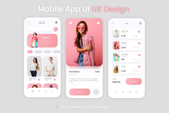 do mobile app ui UX and figma advance prototype