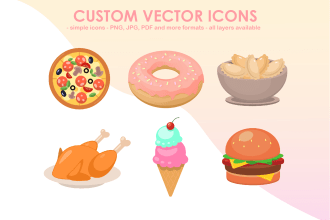 design simple vector icons