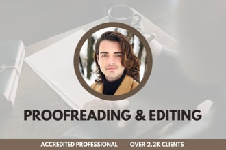 proofread and copy edit within 24 hours