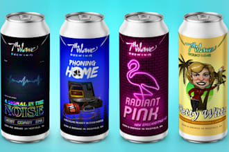 design a label for your craft beer or hard cider brand