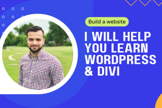 help you learn wordpress and divi