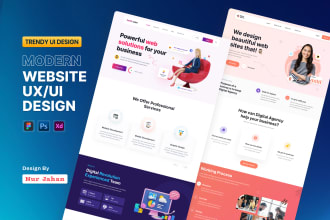 do website ui design, dashboard, mobile app ui ux design, ui ux design in figma