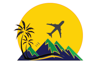 design travel, adventure, tourism, camping, and agency logo