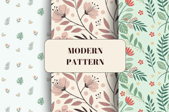 design modern patterns for your items