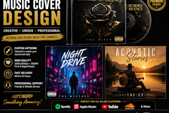 design professional album covers and podcast artwork