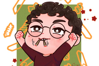 make cute chibi stylized art for you