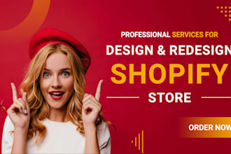build shopify store or dropshipping ecommerce store