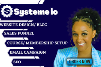 do systeme io website, sales funnel, landing page, automation and blog website