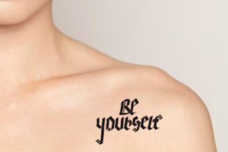 do handwritten calligraphy for your text,tatto,tshirt,menu and so on