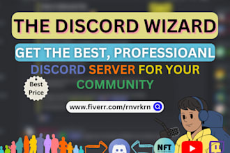 setup a professional discord server for your community