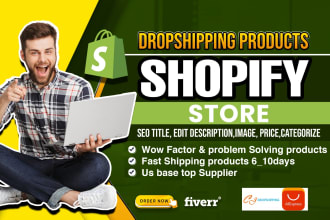 add upload winning dropshipping products to shopify store
