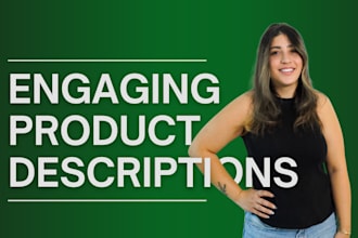 write engaging product descriptions