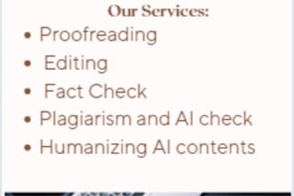 proofread and edit up to 1000 words