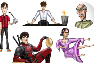 do character design, concept art or character illustration